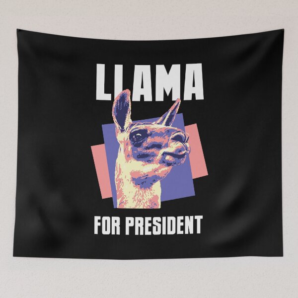 Item preview, Llama for President Funny Alpaca Farmer Politics designed and sold by KNUXX Shop.