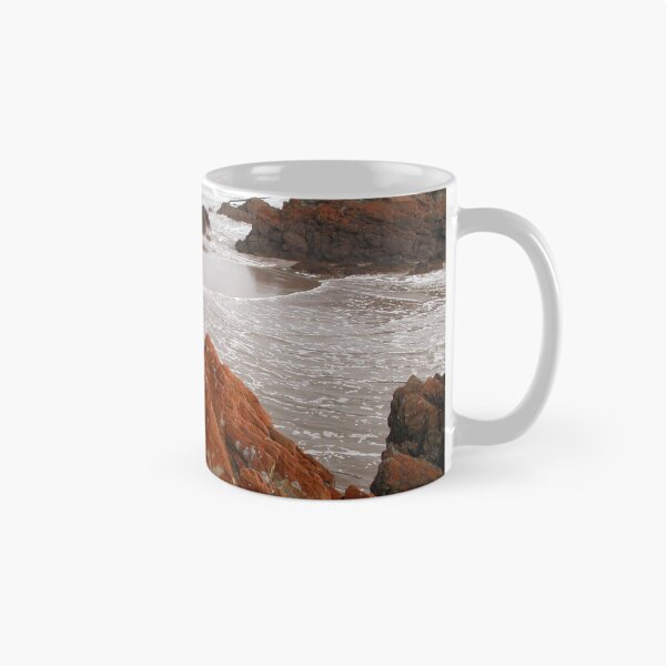 Item preview, Red Lichen on Rocks, Arthur River, Tasmania, Australia. designed and sold by kaysharp.