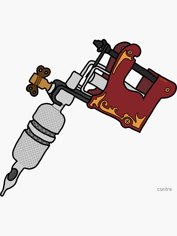 Tattoo Machine Coloring Page - Vector Graphics Transparent PNG - 1000x1000  - Free Download on NicePNG