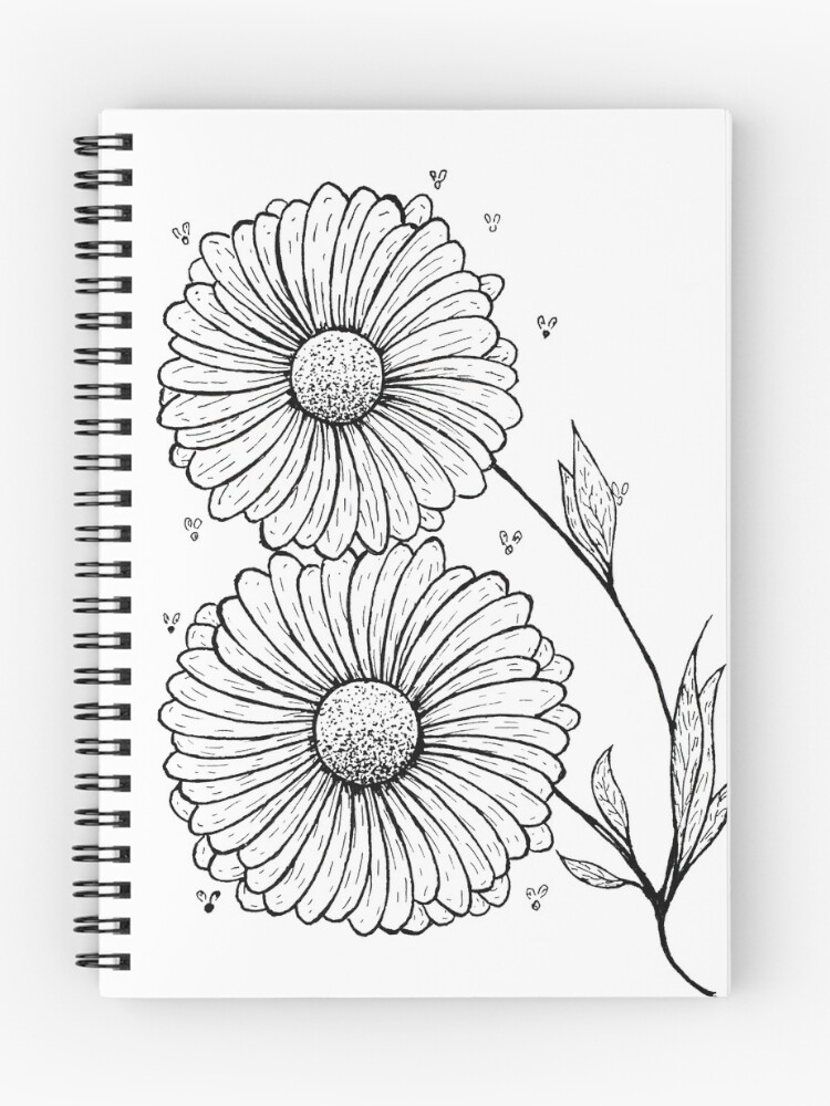 Thumbnail 1 of 3, Journal, Spring chamomiles designed and sold by termitart.