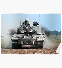 British Army Challenger 2 Kampfpanzer Poster