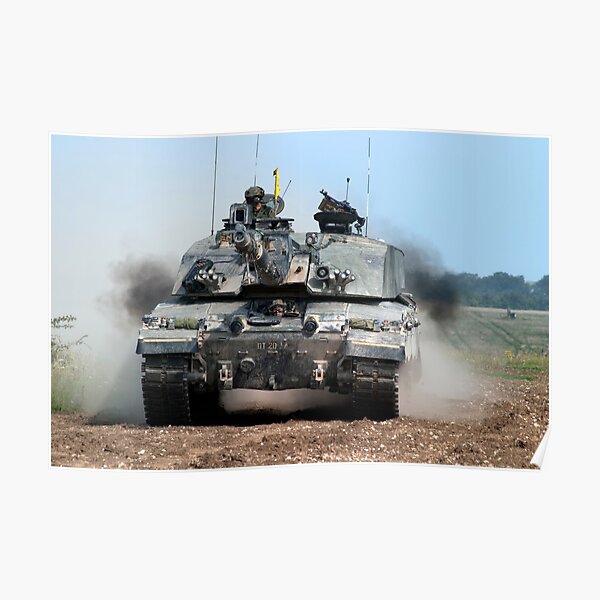 British Army Challenger 2 Main Battle Tank Poster