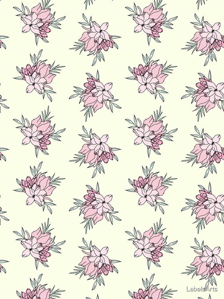 Thumbnail 5 of 5, iPhone Case, Retro Floral Pattern designed and sold by LabelsArts.
