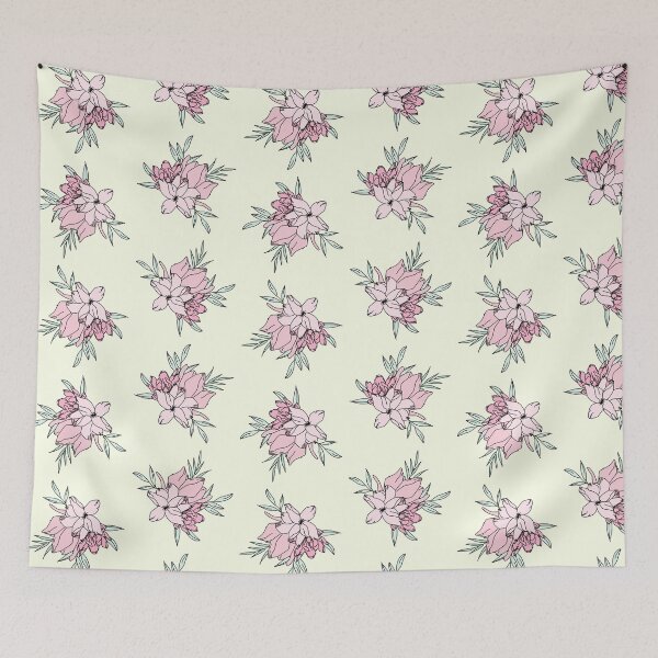 Item preview,  Retro Floral Pattern designed and sold by LabelsArts.