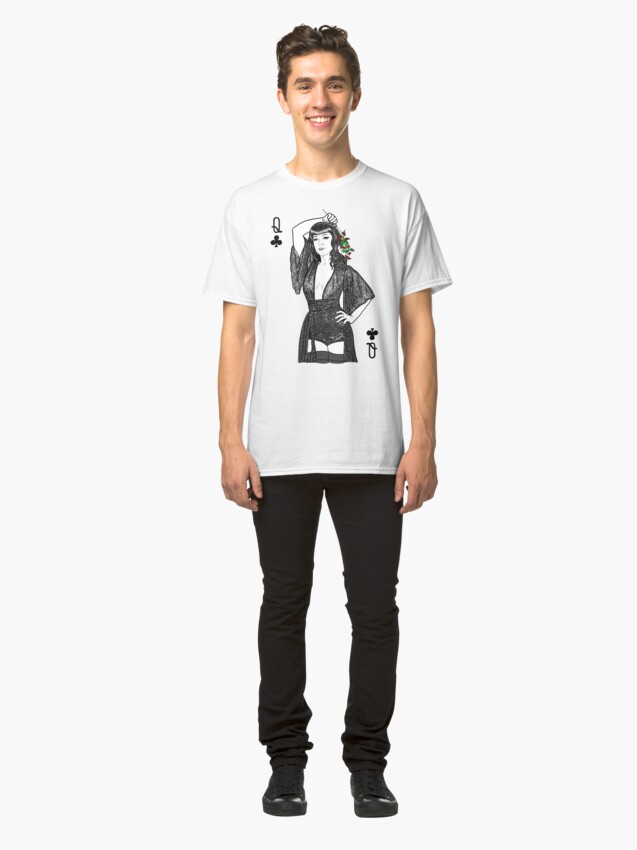 Alternate view of Queen of Clubs Classic T-Shirt