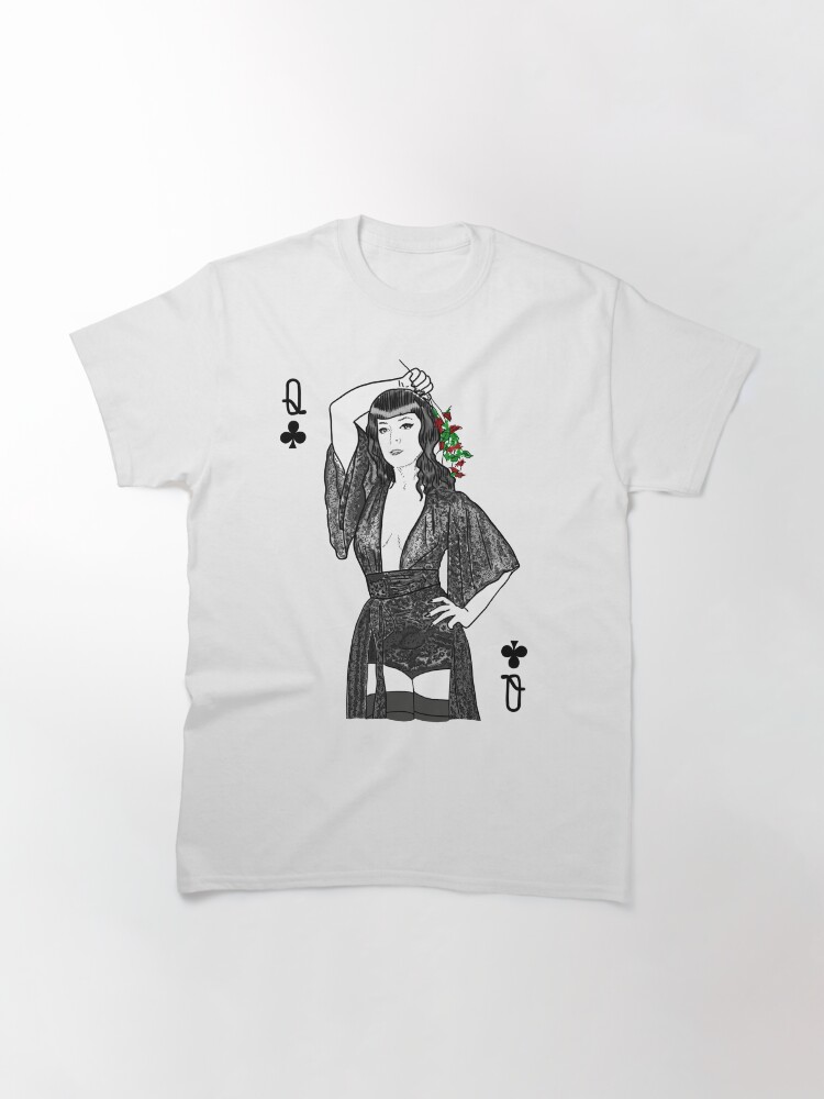 Alternate view of Queen of Clubs Classic T-Shirt
