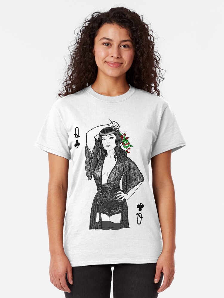 Alternate view of Queen of Clubs Classic T-Shirt