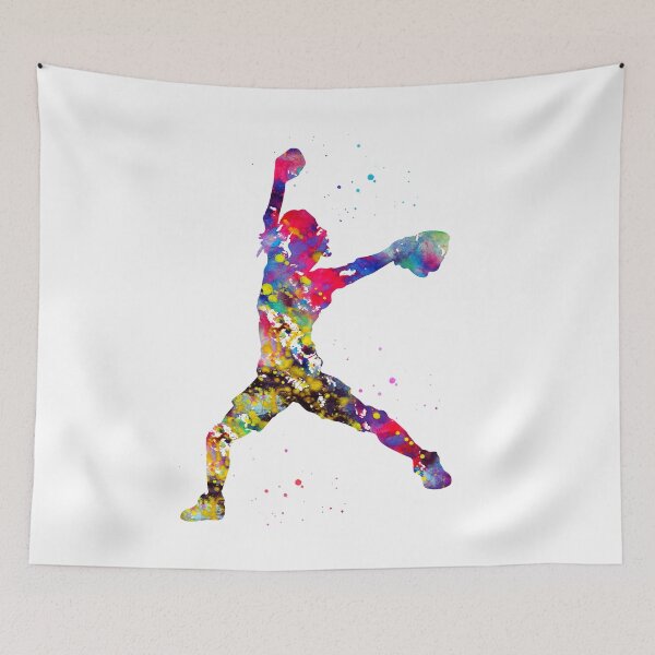 Item preview, Baseball Softball Pitcher designed and sold by Liededrom..