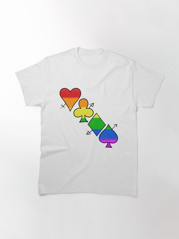 Alternate view of LGBT Poker Classic T-Shirt