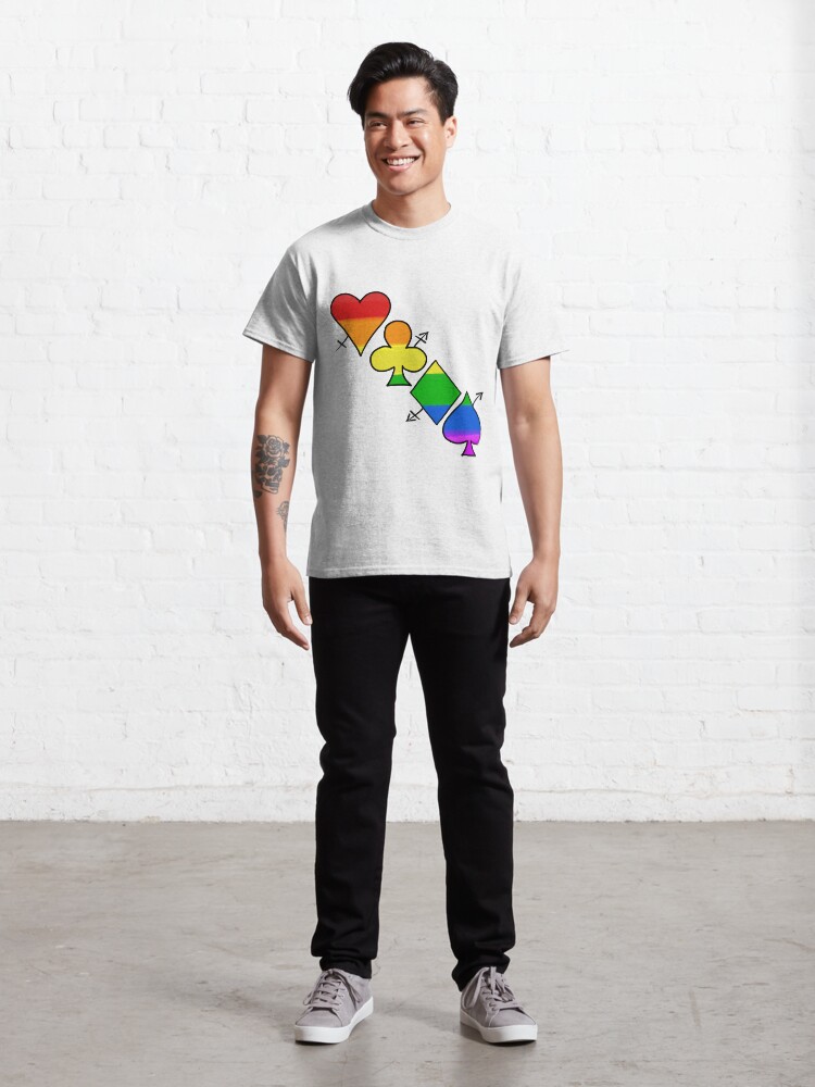 Alternate view of LGBT Poker Classic T-Shirt