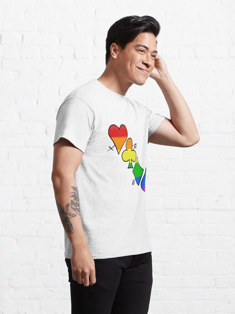 Alternate view of LGBT Poker Classic T-Shirt