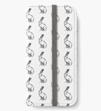 Schottischer Hase iPhone Flip-Case/Hülle/Skin