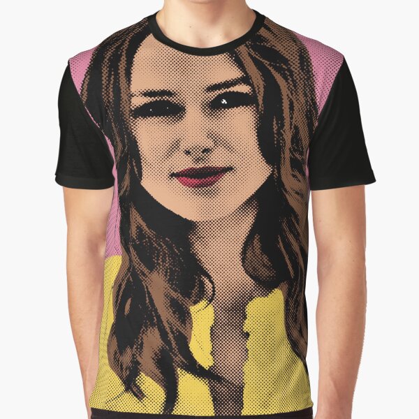 Pop Art Illustration by Keira Knightley Graphic T-Shirt