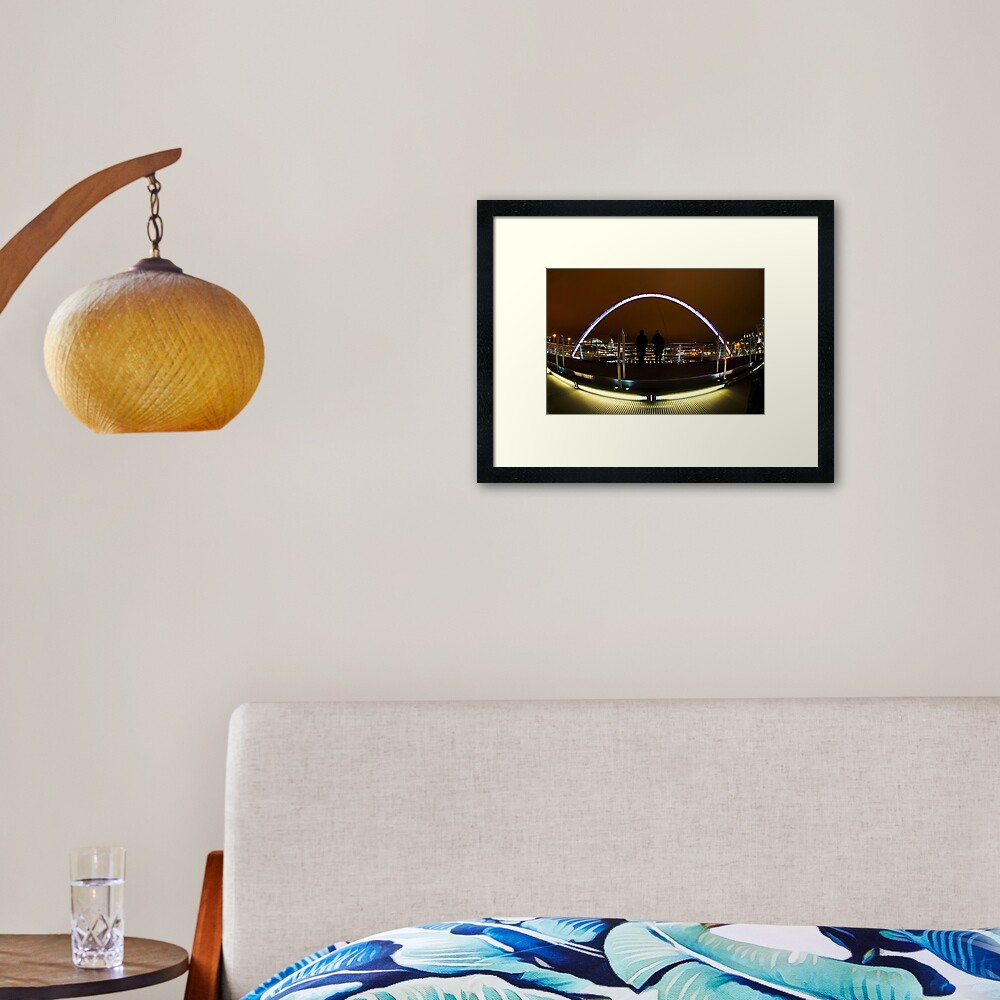 The view Framed Art Print