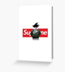 Sup Dragonball Z Son Goku Supersaiyan Grußkarte