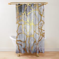 KINTSUGI :: Schönheit erkennen Duschvorhang