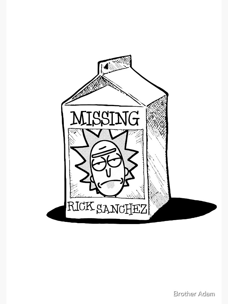 MISSING - Rick Sanchez (Rick and Morty) by atartist