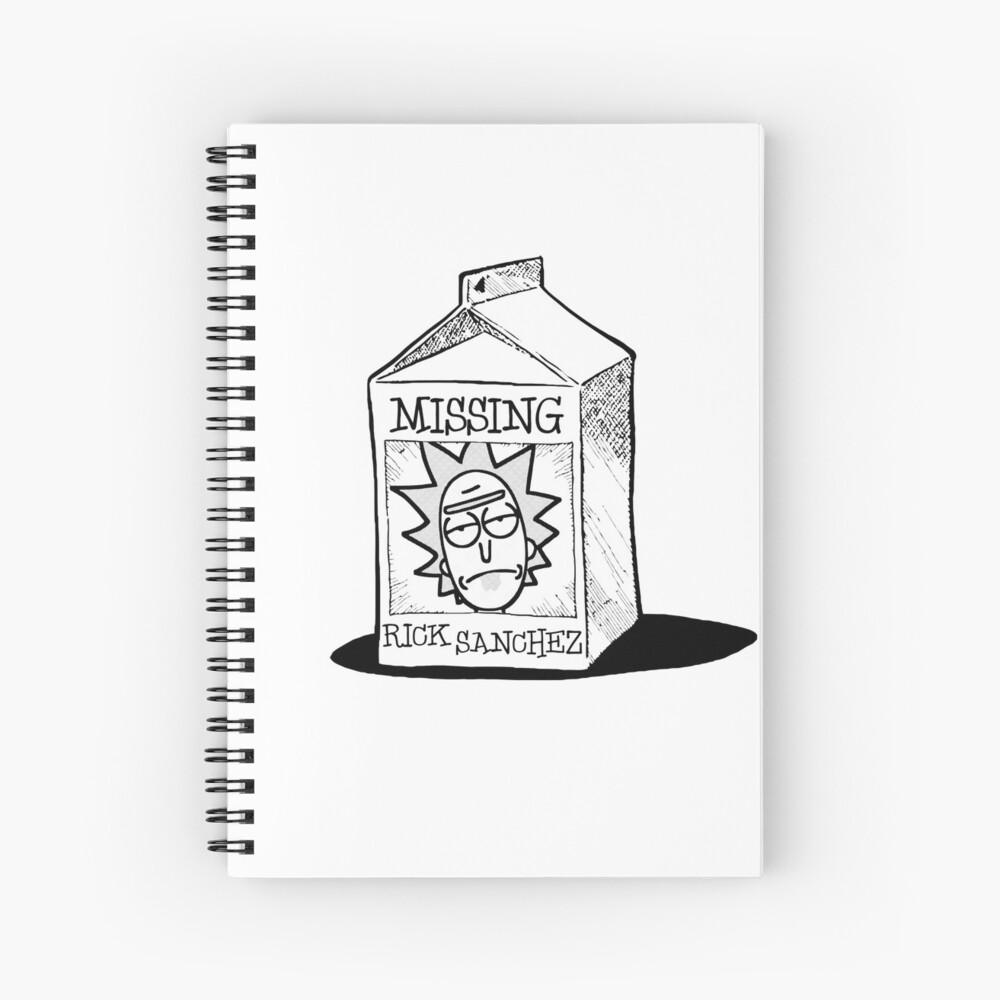 MISSING - Rick Sanchez (Rick and Morty) Spiral Notebook