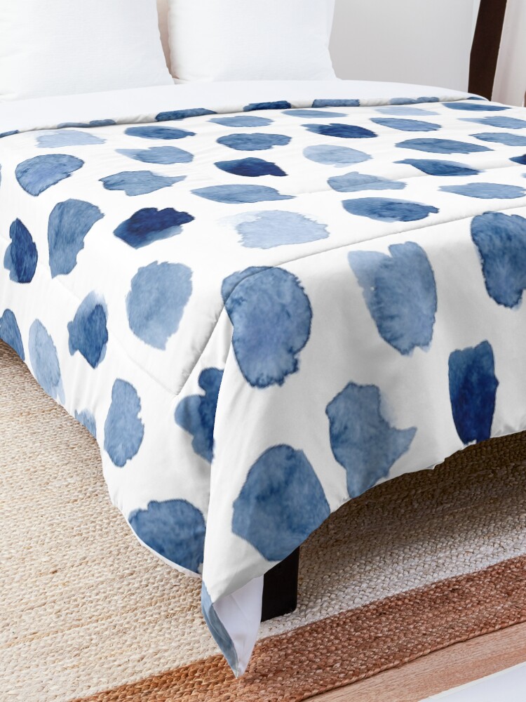 Alternate view of Indigo Love Comforter