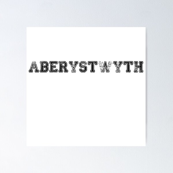 Item preview, Aberystwyth - Faded university font designed and sold by qlobba.