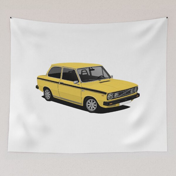 Item preview, V 66 saloon -  illustration -  yellow designed and sold by knappidesign.