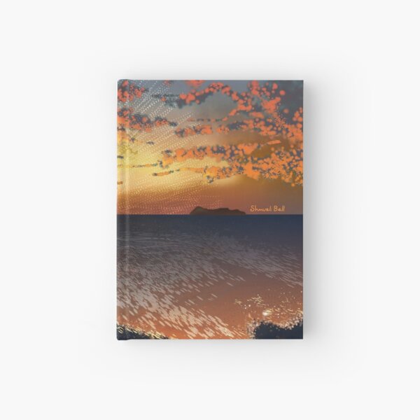 Sunset - Beautiful Ocean View Hardcover Journal