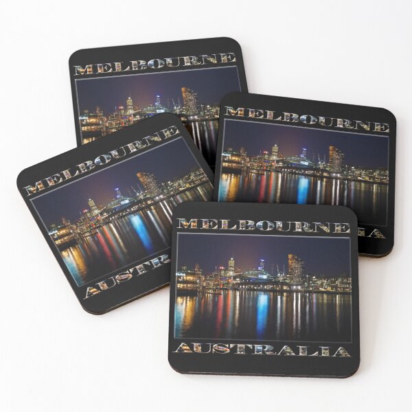 Item preview, Harbour Lights (poster edition on black) designed and sold by Ray's Photos & Art.