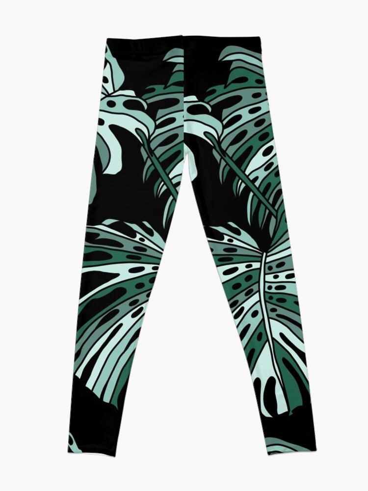 Alternate view of Monstera paradise by Elebea Leggings