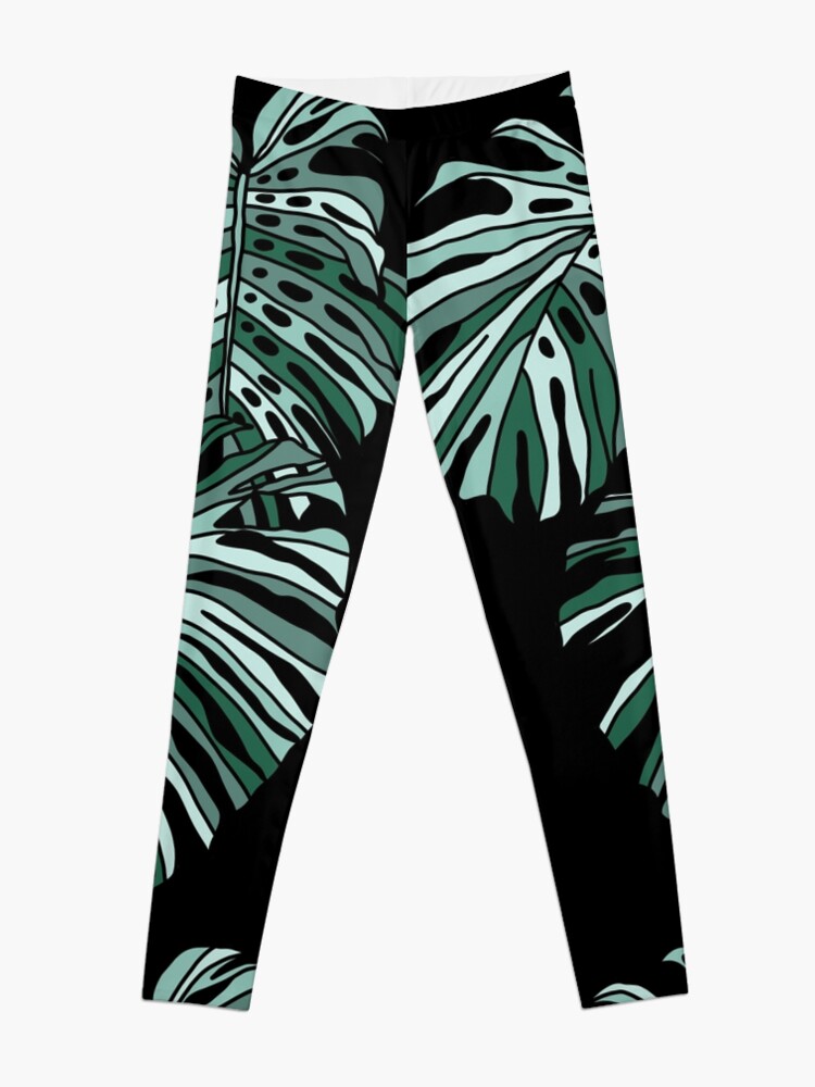 Alternate view of Monstera paradise by Elebea Leggings