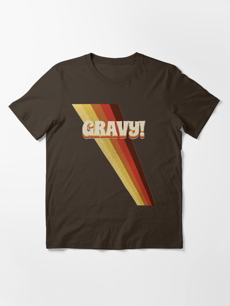 Alternate view of Gravy! Seventies 70s Cool Vintage Retro Style Logo Essential T-Shirt