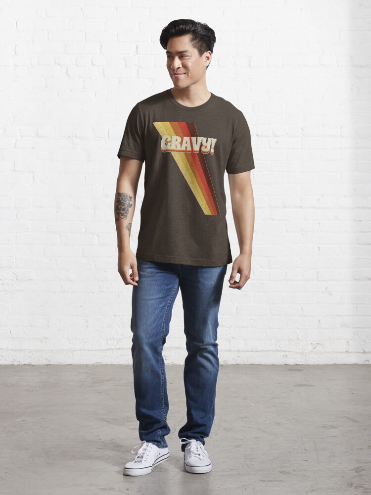 Alternate view of Gravy! Seventies 70s Cool Vintage Retro Style Logo Essential T-Shirt