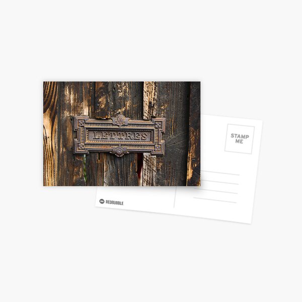 Lettres - Letters Postcard