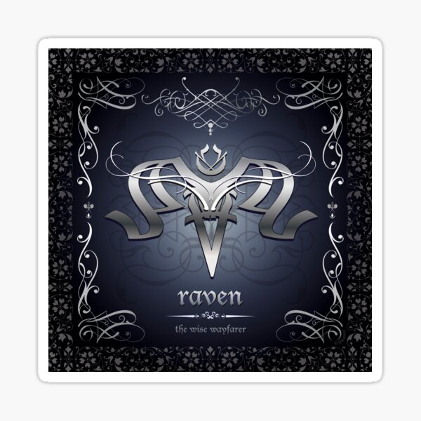 Raven - The wise Wayfarer Sticker