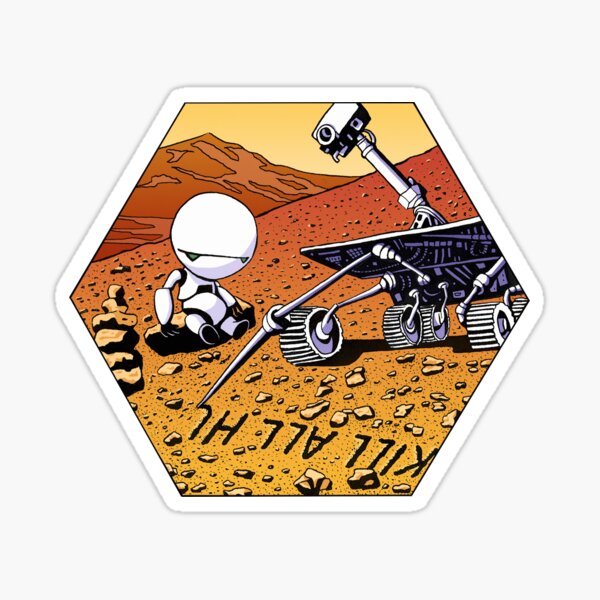 Mars revolution Sticker