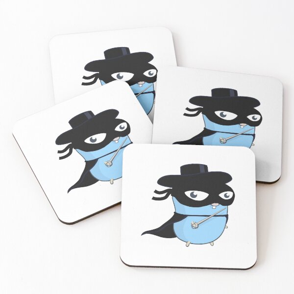 Item preview, The Go Gopher Hero: Black mask and Sword designed and sold by hellkni9ht.