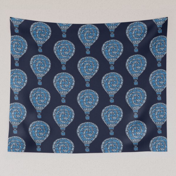 Item preview, Blue Hot Air Balloon designed and sold by Karotene.