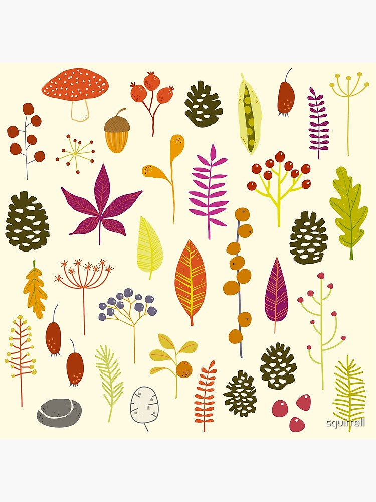 Autumn Fall Nature Bits by squirrell