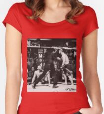 khabib nurmagomedov the eagle conor mcgregor Women's Fitted Scoop T-Shirt