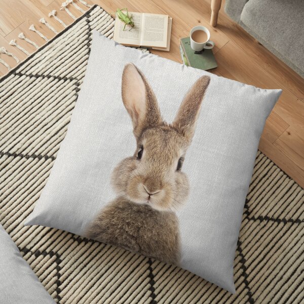 Lapin - coloré Coussin de sol