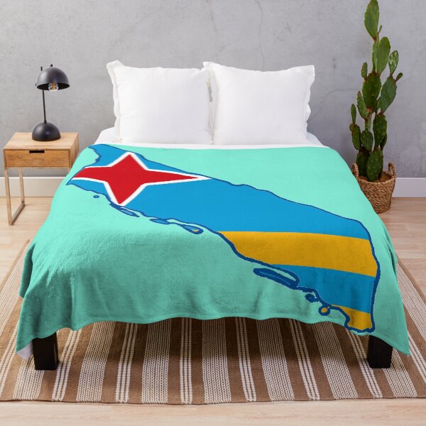 Item preview, Aruba Map with Aruban Flag designed and sold by Havocgirl.