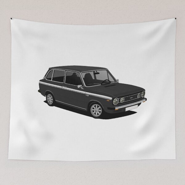 Item preview, DAF 66 Combi - illustration - black designed and sold by knappidesign.