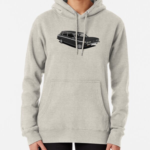 DAF 66 Combi - illustration - noir Sweat à capuche épais