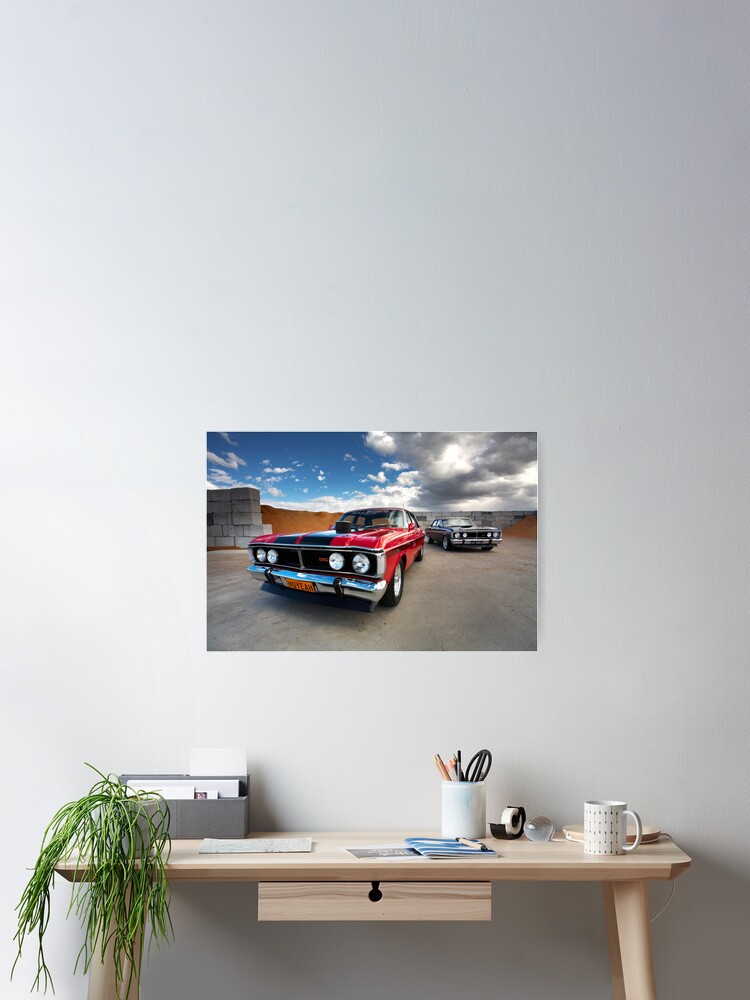 Thumbnail 2 of 3, Poster, XYGT Ford Falcons designed and sold by Rabbitte.