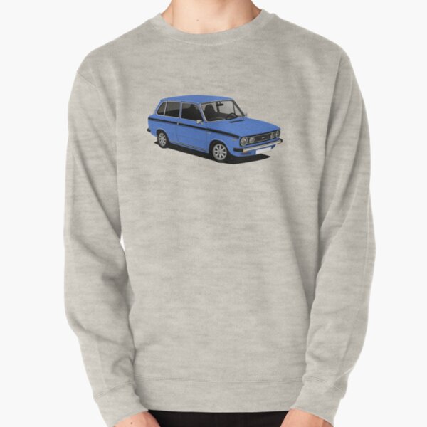 DAF 66 Combi - illustration - bleu Sweatshirt épais