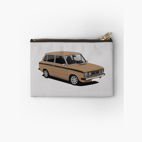 Item preview, DAF 66 Combi - illustration - brown designed and sold by knappidesign.
