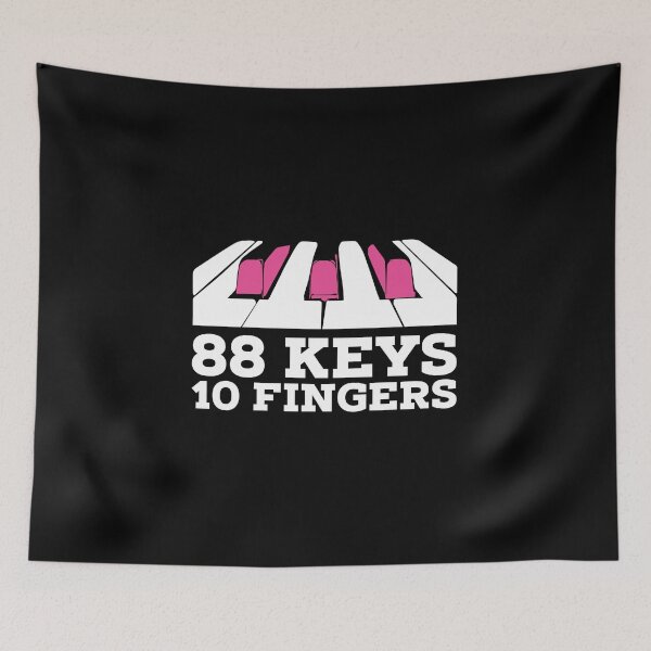 Item preview, 88 keys 10 fingers  designed and sold by MooonTees.