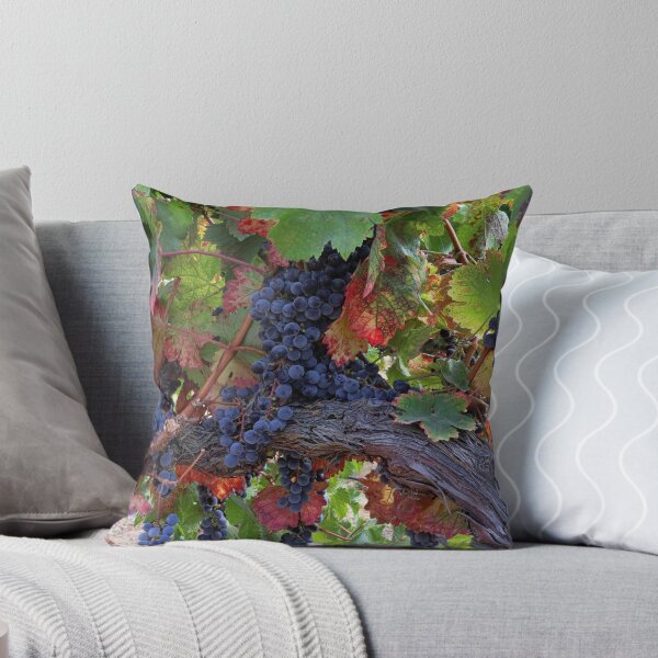 Item preview, Autumn Colored Wine Vineyard with Grapes designed and sold by Stephanie Laird.