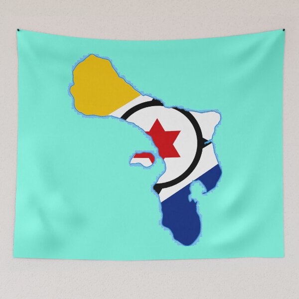 Item preview, Bonaire Map with Flag of Bonaire designed and sold by Havocgirl.