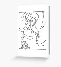 Geisha-Projekt Herbst 2018 Sammlung Grußkarte
