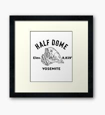 Yosemite National Park Half-Dome Framed Print